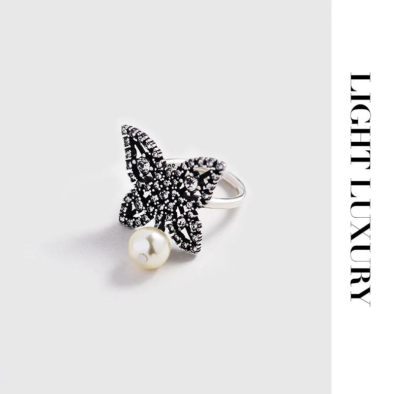 铜合金合成锆石戒指 981358 小奥蝴蝶开口戒指气质 女 设计感