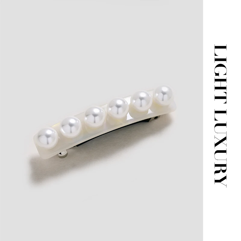 一字夹发夹 弹簧夹网红