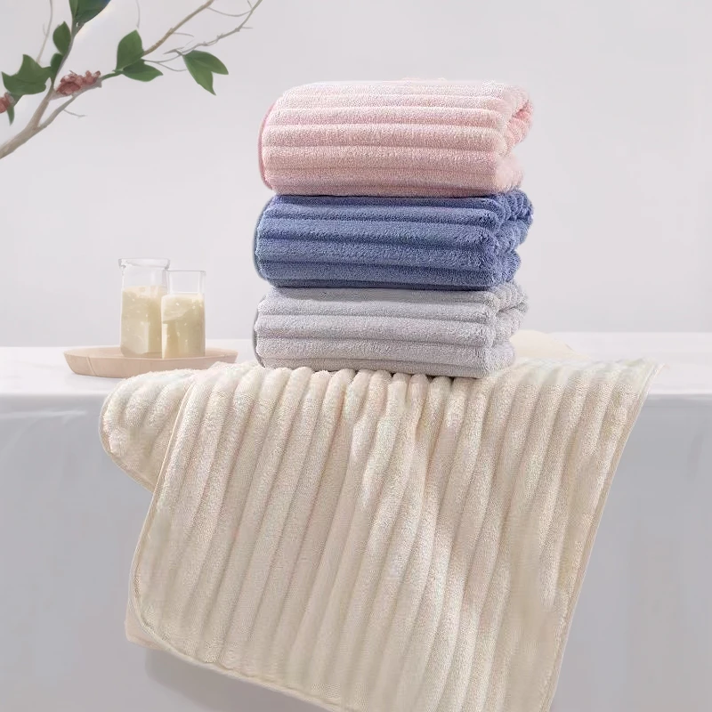 毛巾糖果条椰奶条绒柔软吸水加厚速干加大洗脸巾通用家用情侣成人