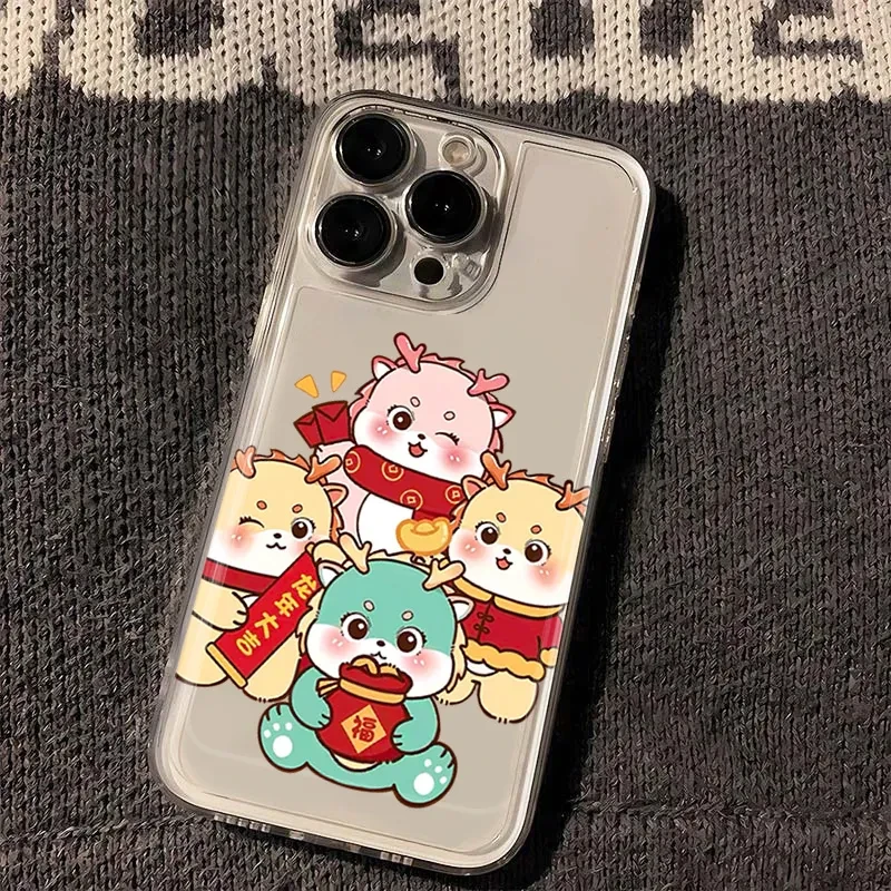 四条福龙适用苹果15pro14手机壳iphone13/12女11华为vivo小米oppo