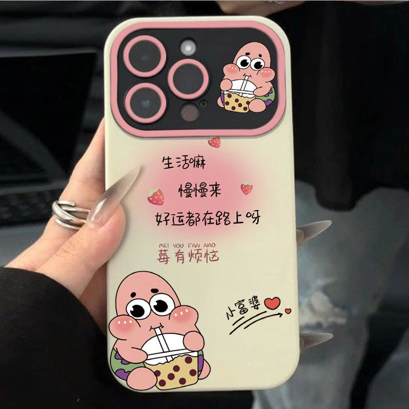 黑小富婆适用苹果15pro14手机壳iphone13/12女11华为vivo小米oppo