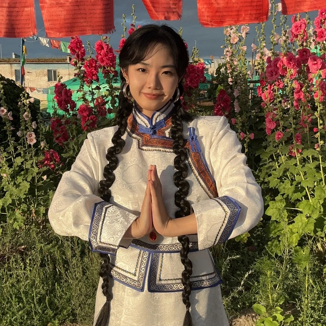 【蒙之艺】大腰带女士蒙古袍民族风外套套装长款网红