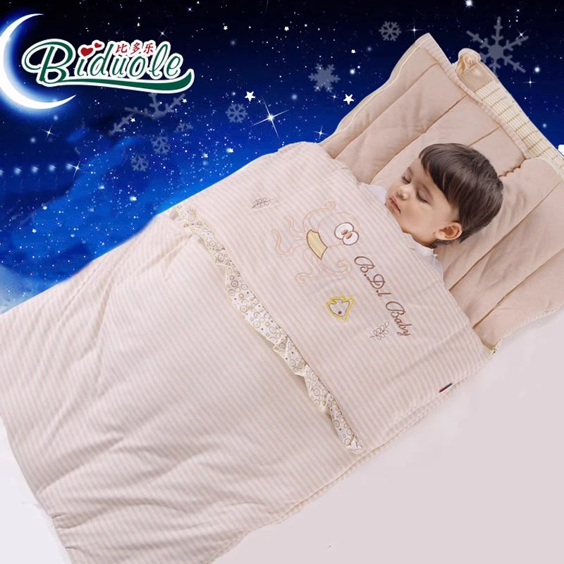 婴儿睡袋睡袋防踢被纯棉新生儿宝宝睡袋春秋婴儿