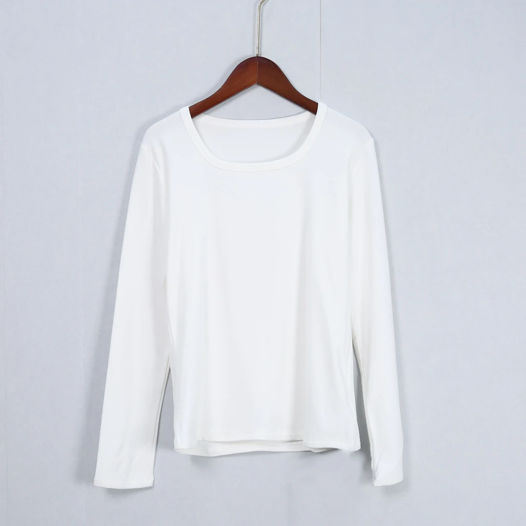 【吴姐定制】802 秋冬女士长袖针织衫圆领打底