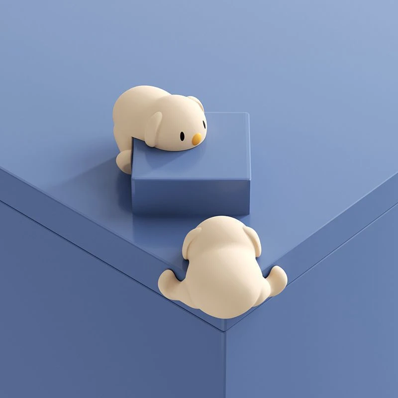 小狗防撞角塑料居家防护优质桌角茶几防磕宝宝可爱防护软贴保护套