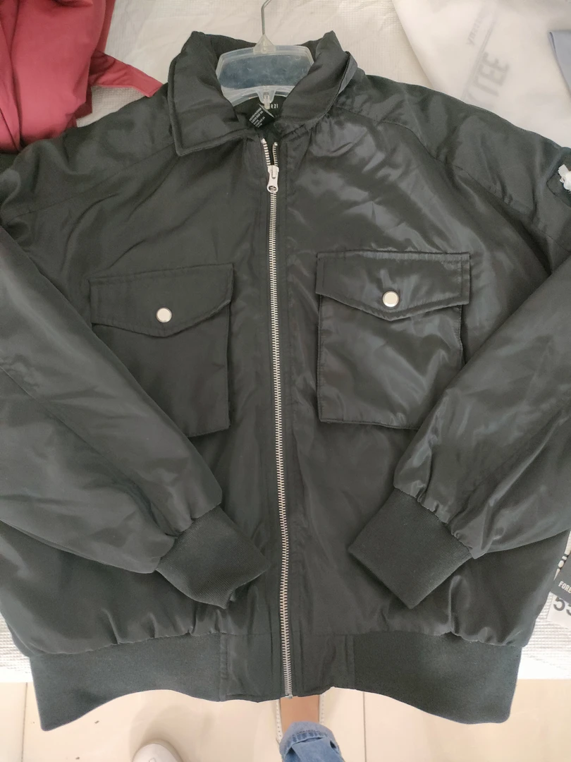 外贸女短款薄棉外套