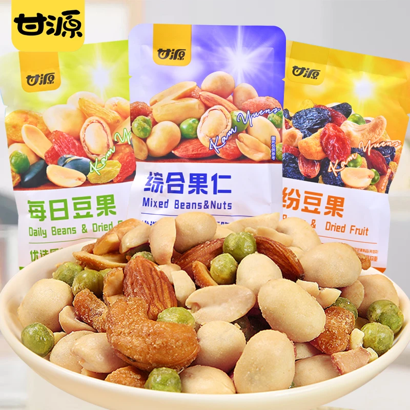 KAM YUEN/甘源 每日豆果综合果仁混合坚果干营养健康休闲零食品