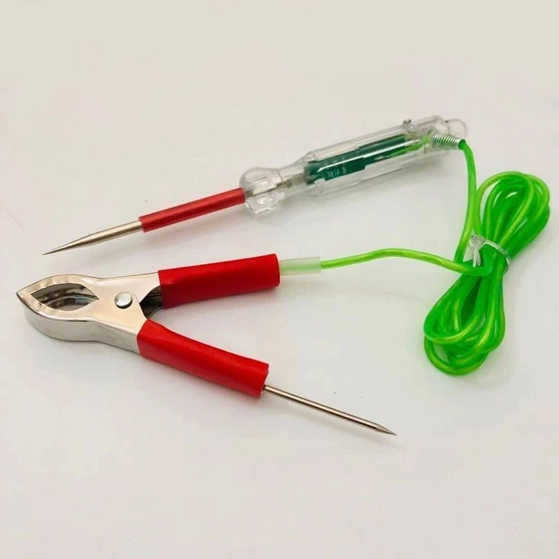 网红试灯测电笔检测笔汽修专用汽车电工多功能电笔12V24V试灯泡