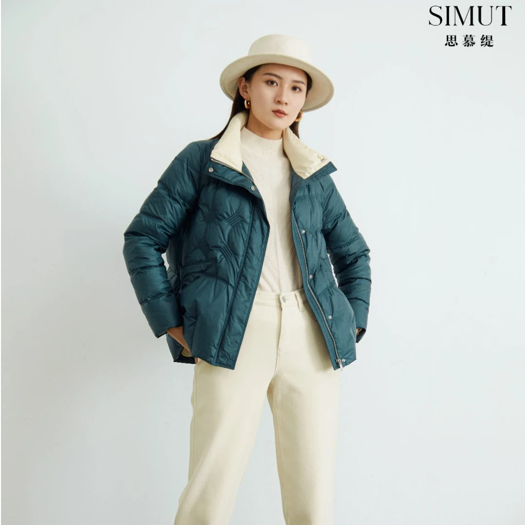 04324176时尚短款秋冬棉服