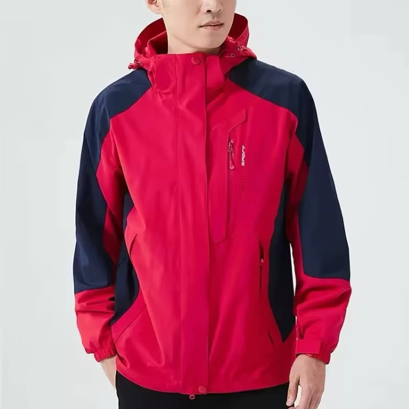 【三台恒宣】C52455时尚户外夹克防风防水冲锋衣户外防水加绒