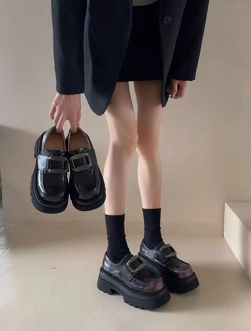 【备注編玛】设计师菰品乐福鞋小皮鞋休闲鞋断码偶有微瑕，建议勿拍】