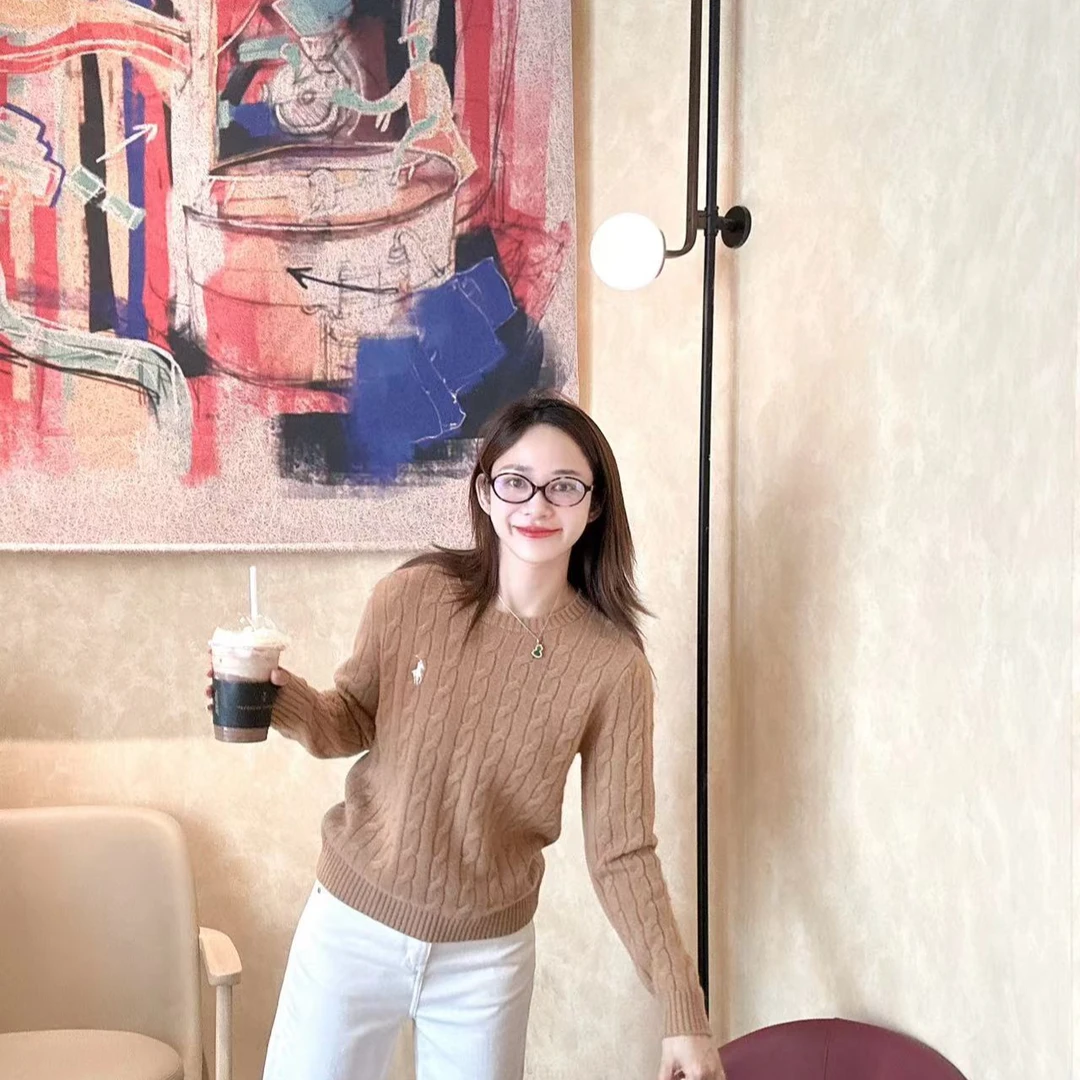 [大麻花小骑士]长袖针织衫时尚气质（不能机洗）33523