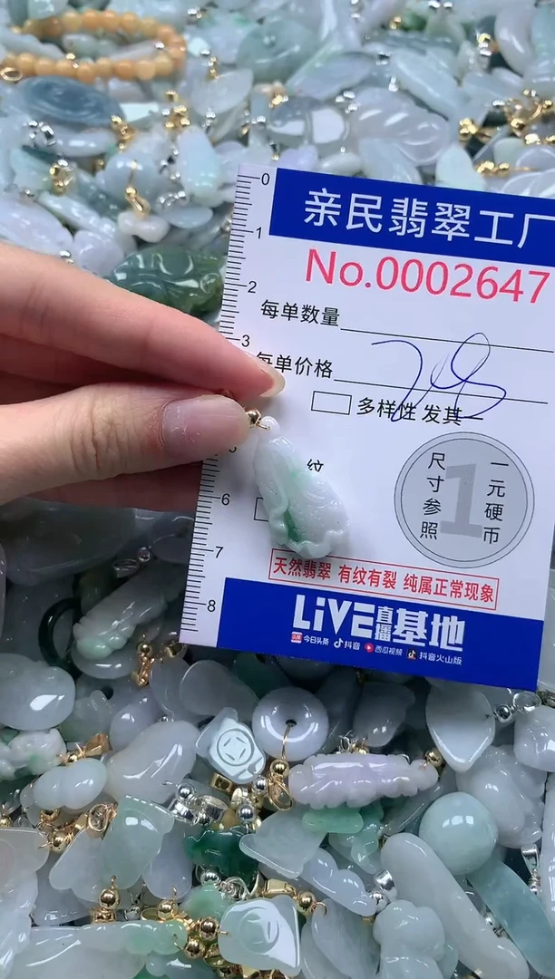 【闪购商品】翡翠吊坠(不含链)未镶嵌2647