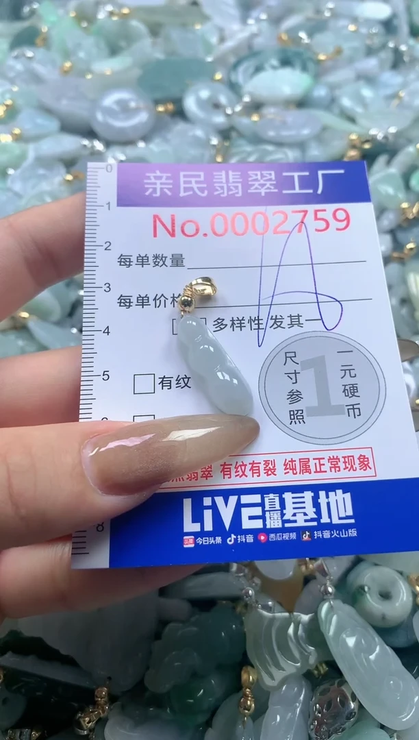 【闪购商品】翡翠吊坠(不含链)未镶嵌2759
