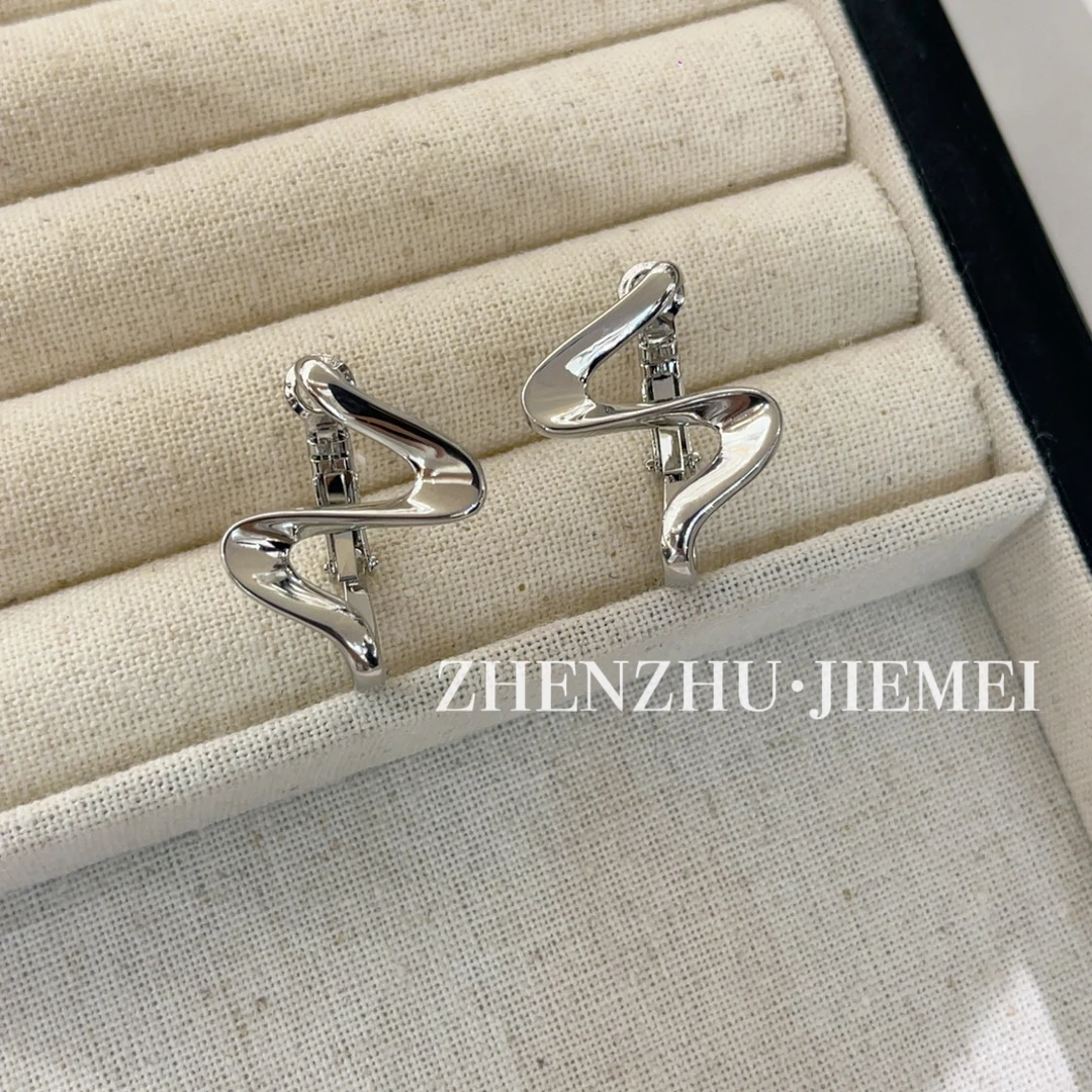 铜合金耳饰 （个性S耳扣）时尚设计感小众ins