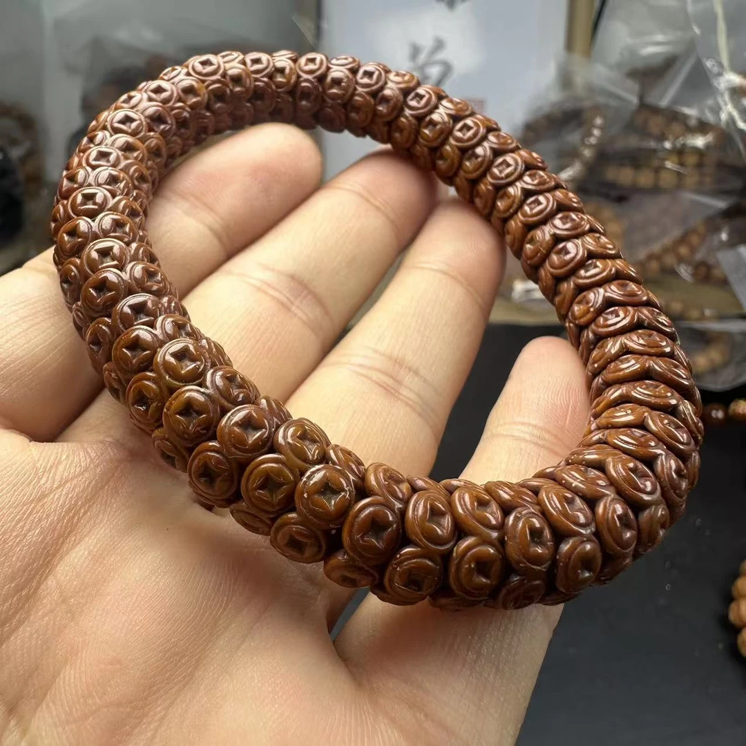 文玩紫金鼠碗手串