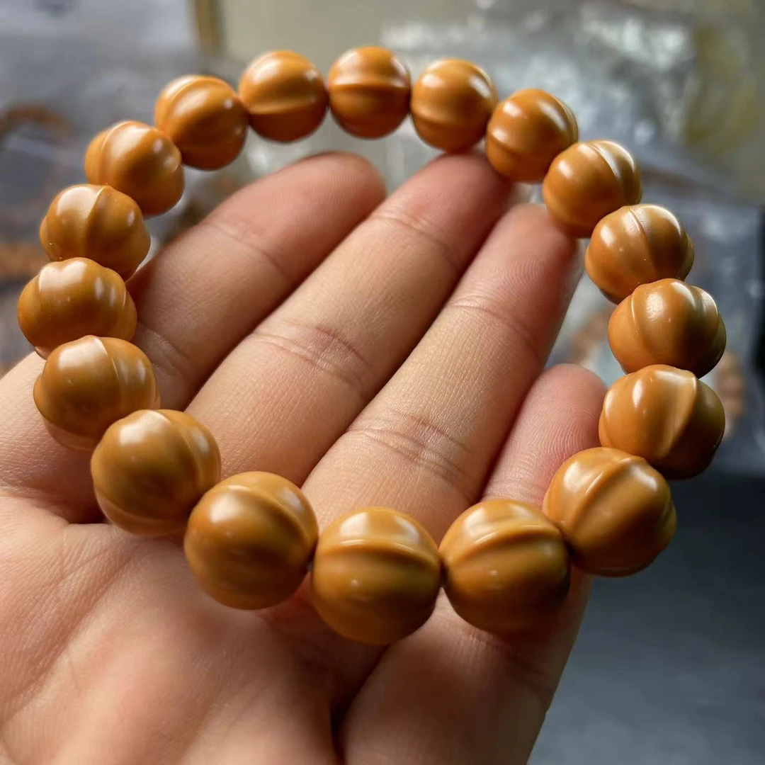 文玩猴头聚宝盆鲨鱼背手串