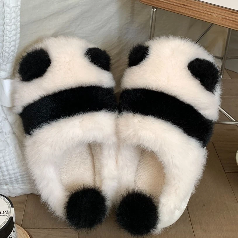 棉拖鞋女秋冬季室内居家用防滑可爱毛绒保暖月子软底鞋