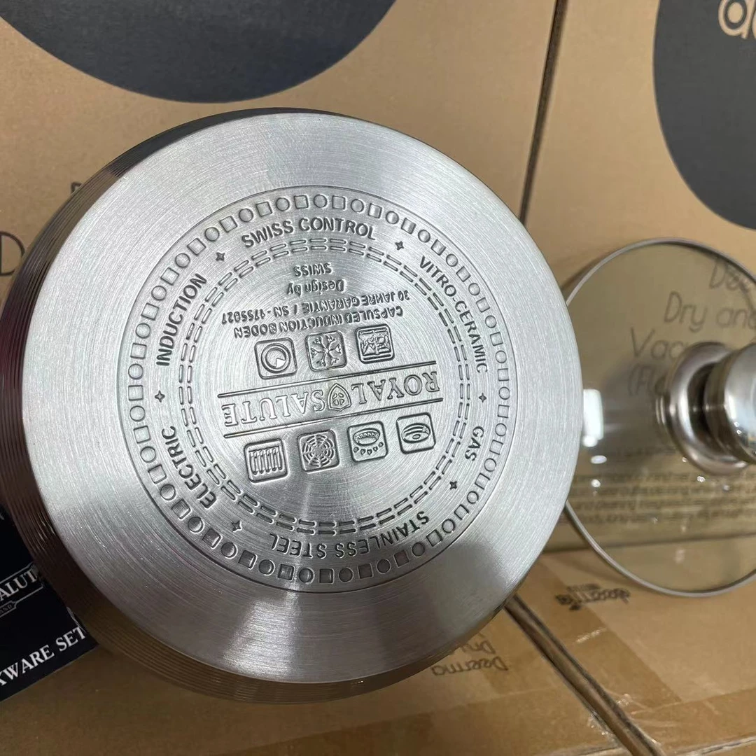 外贸品牌不锈钢食品级双耳汤锅S195