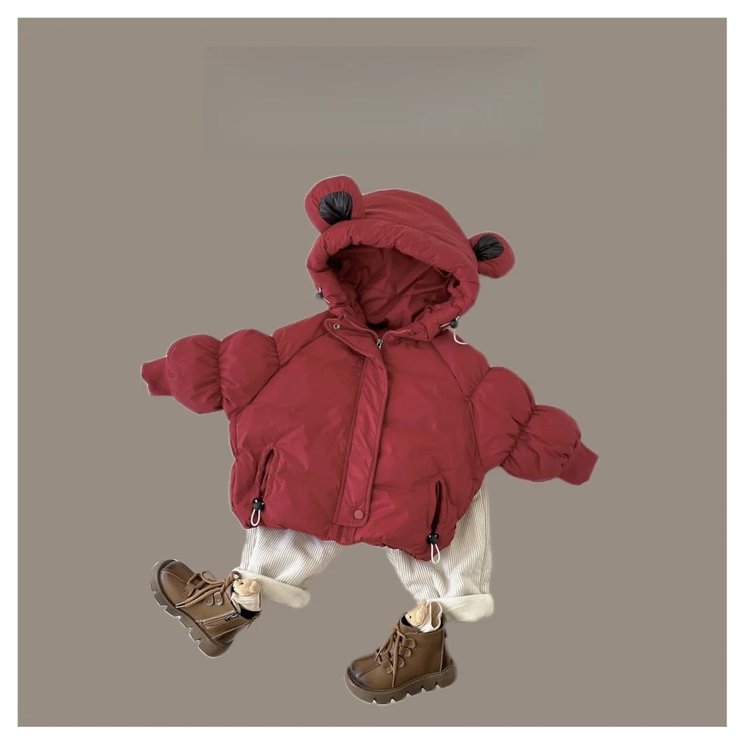 男女童冬季棉服2023新款儿童卡通棉衣加厚棉袄洋气韩版时髦外套潮