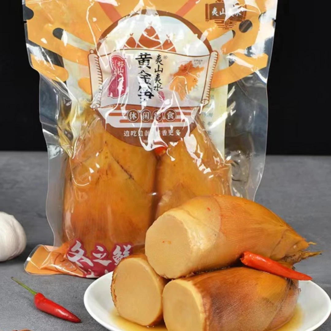 夷山夷水黄金笋开袋即食休闲零食冬笋微辣袋装天然美味食品武夷山