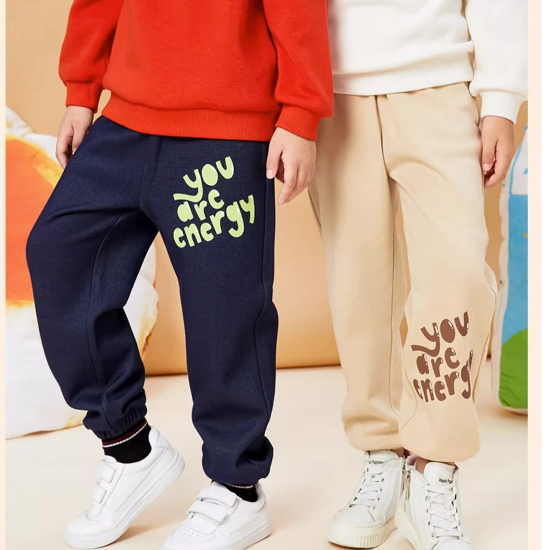 GreatFamily歌瑞家23冬新款裤子针织卫裤休闲裤长裤中大童110-150