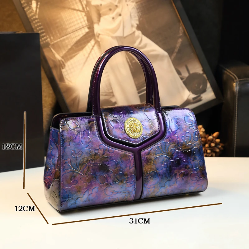 【一燃甄选】2024新款轻奢时尚复古单肩手提斜挎包欧美百搭