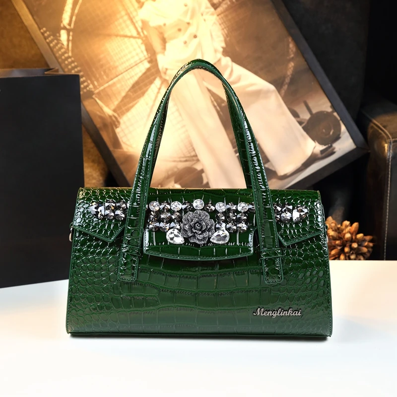 【长34高20宽12cm】2024新款轻奢时尚大气高档手提斜挎包欧美女包