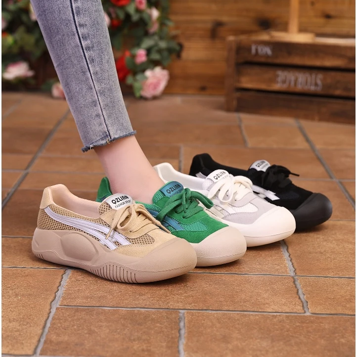 千之恋现货增高4CM2025夏季新款复古软底休闲高能感气质女鞋9955