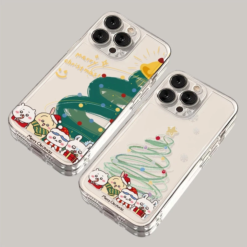 圣诞萨奇适用苹果15手机壳iphone15promax防摔13/14Plus卡通12软1