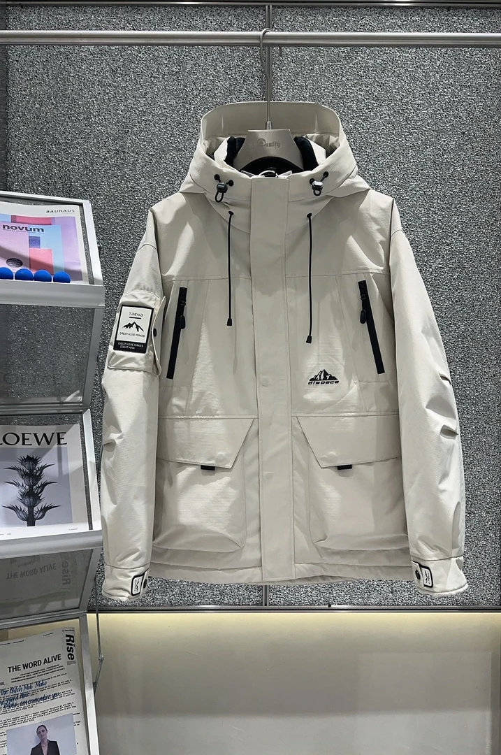 99030新疆包邮新款90鸭绒户外工装羽绒服大码加厚保暖冲锋羽绒服