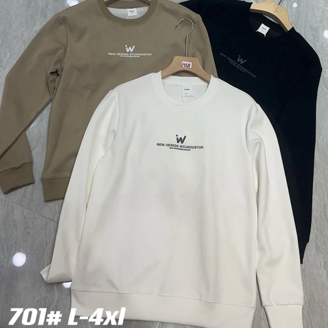 701秋季男士长袖时尚休闲百搭圆领卫衣