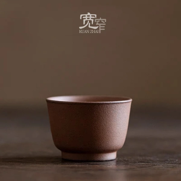 宽窄.灰念-老岩泥-铃铛杯 禅意粗陶主人茶杯品茗杯闻香杯单杯家用