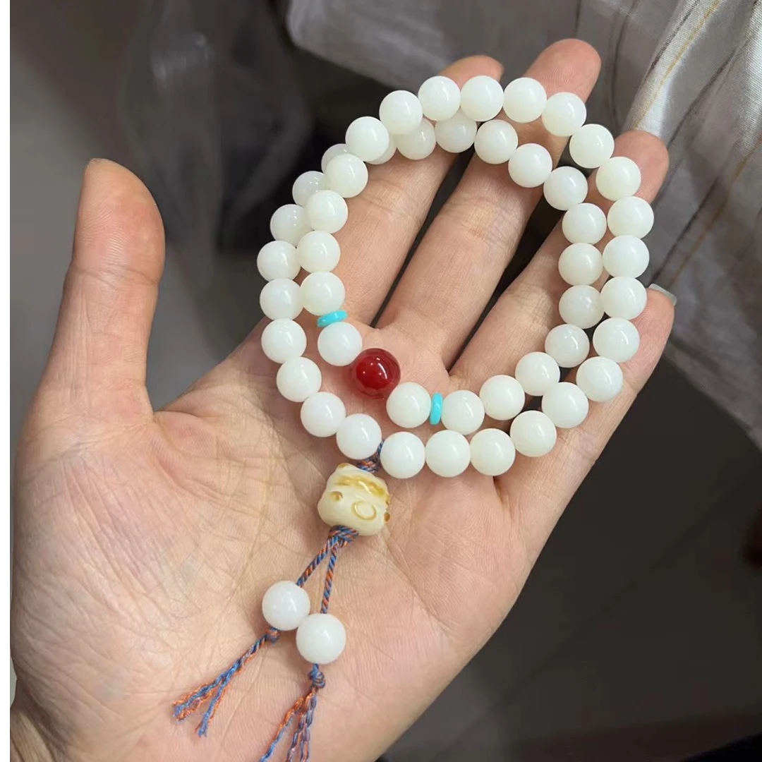 白玉菩提双圈炭烧猫爪 HX 111208