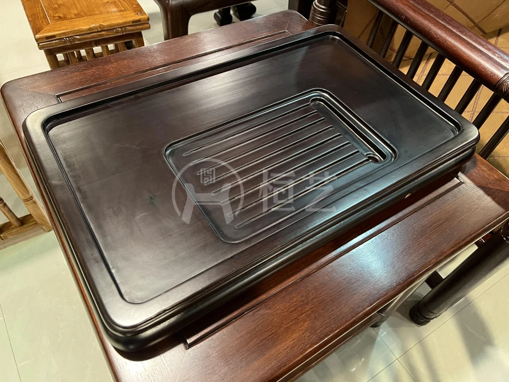 一号方正茶盘 实木材质 家用简约新中式茶盘