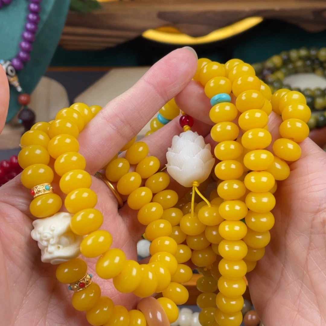 【闪购商品】白玉菩提手串感****8
