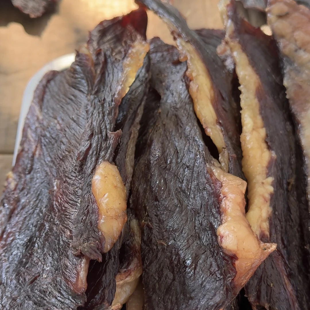 海南小肥牛牛肉干肥瘦相间牛油丰厚油煎空气炸锅有奶香味超级香