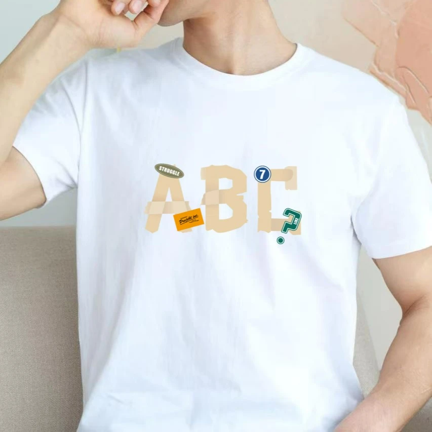 【6个颜色可选】长绒棉短袖T恤夏季棉短袖男士男装运动休闲纯色