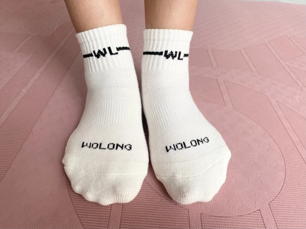 纯棉加厚毛巾底乒乓袜