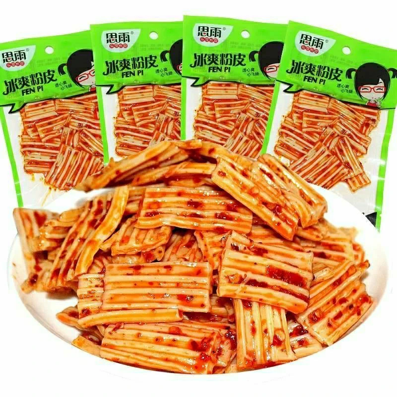 冰爽粉皮！怀旧零食8090回忆新疆包邮零食辣条