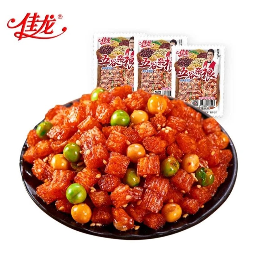 佳龙五谷杂粮辣条！16g童年怀旧零食麻辣小吃营养