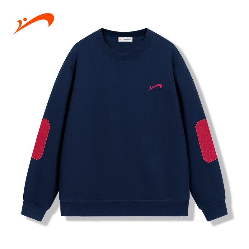 【春季上新】贵人鸟圆领卫衣男女时尚休闲运动宽松百搭保暖情侣上衣