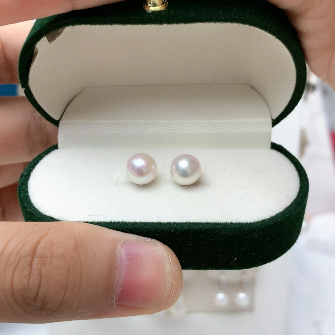 【闪购商品】淡水珍珠耳饰银S925镶嵌