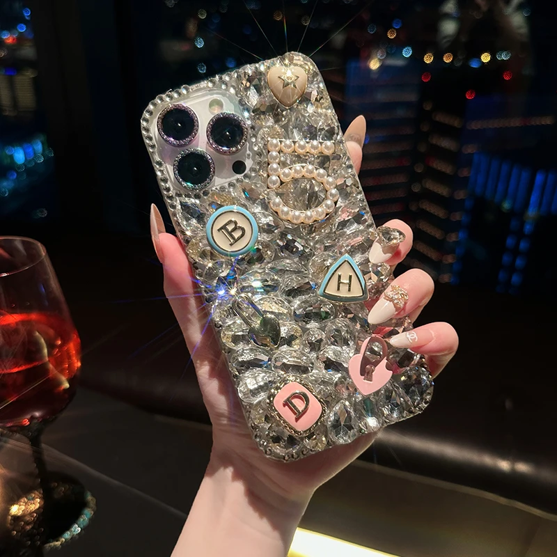 高端苹果14promax手机壳奢华新款iPhone13防摔闪12高级感网红女款