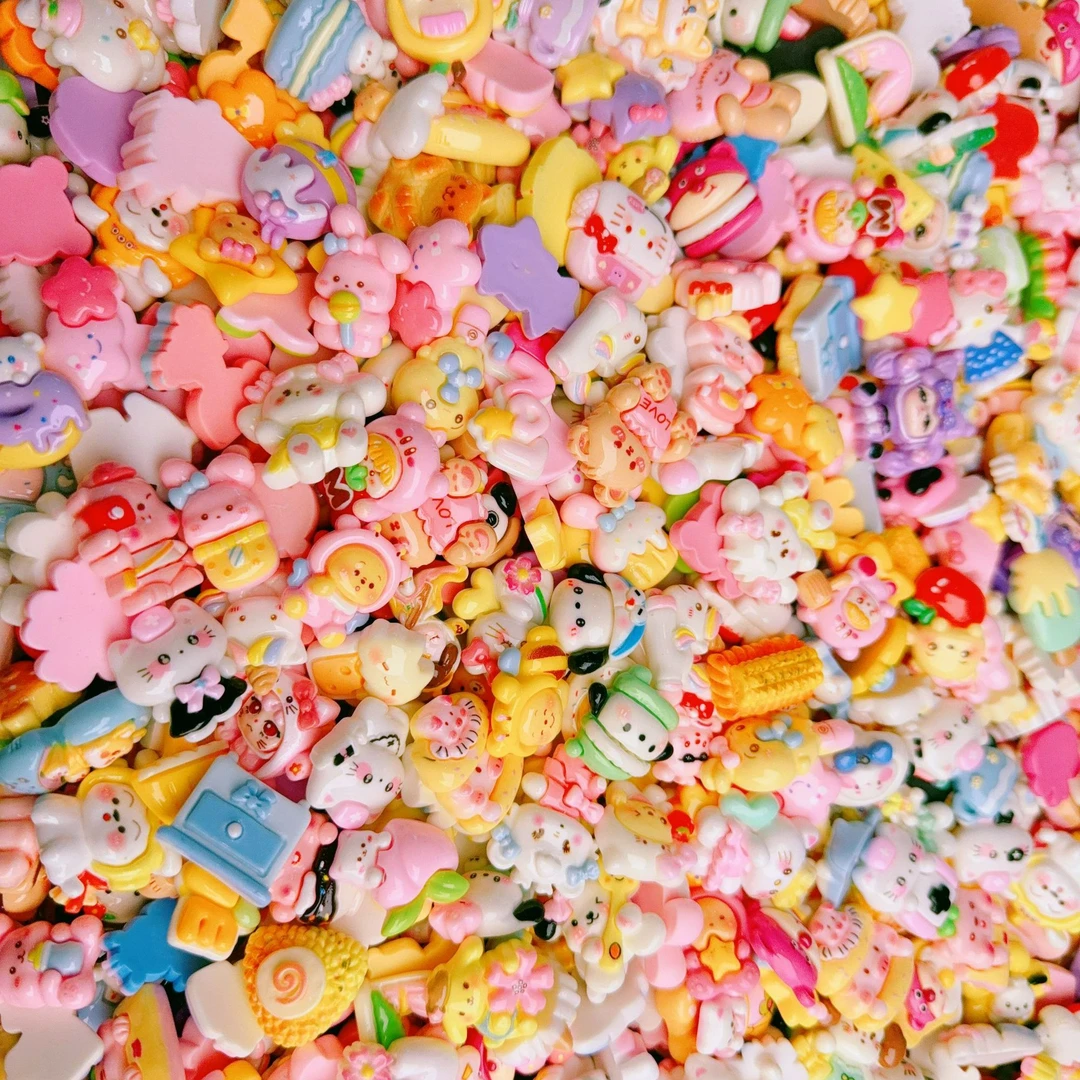 亮面树脂立体diy饰品配件 混款 水果KK