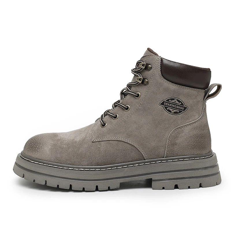 2024男士秋冬新款百搭潮流时尚马丁靴高帮休闲英伦中帮工装潮流鞋