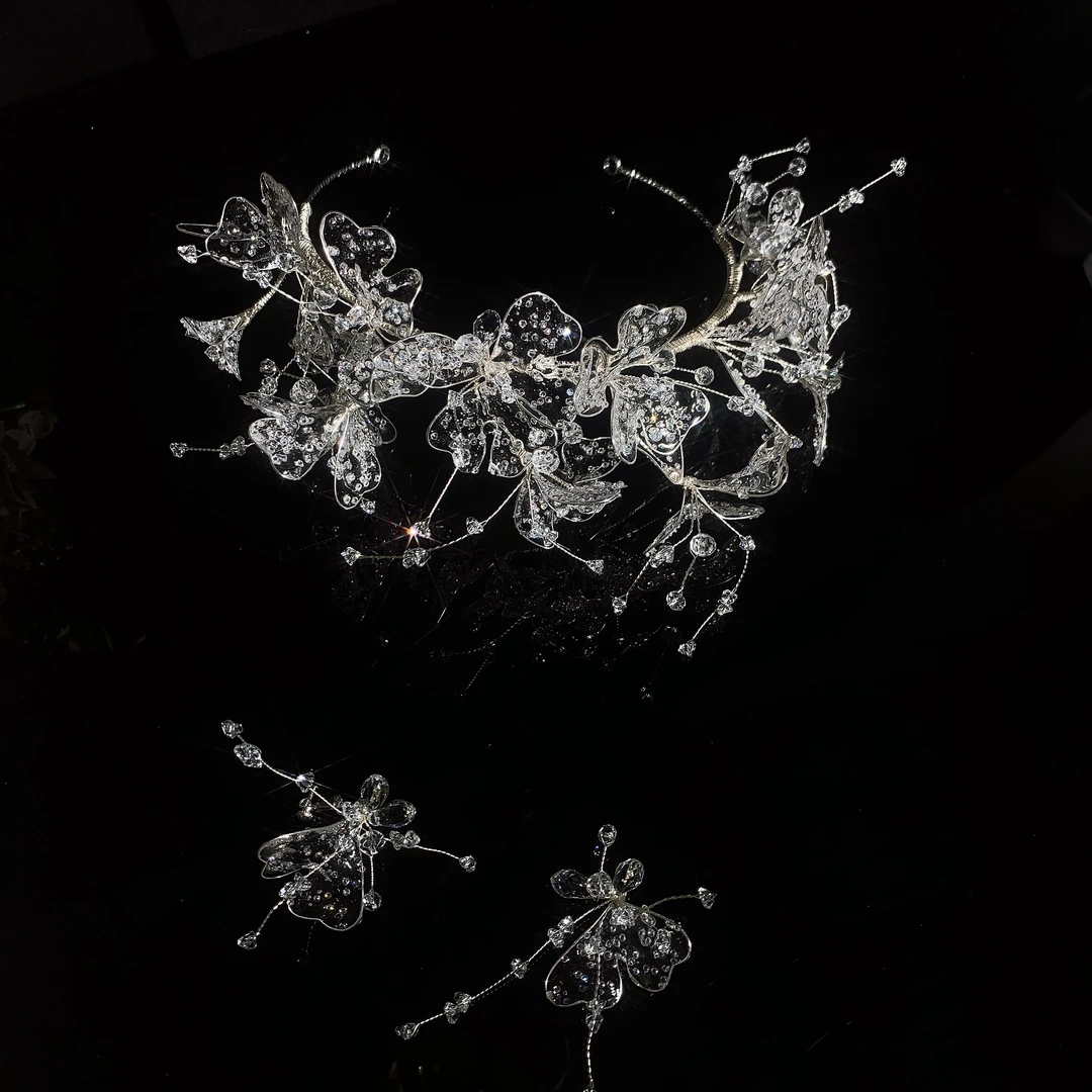 新款水凝胶套装发箍皇冠