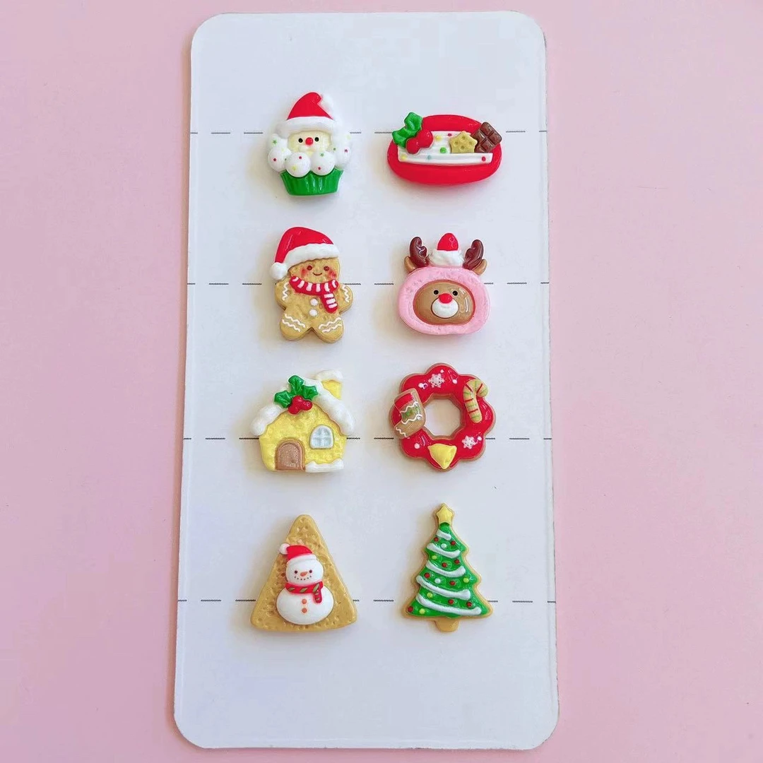 想念圣诞树系列diy树脂饰品配件挂件发饰品奶油胶材料贴片