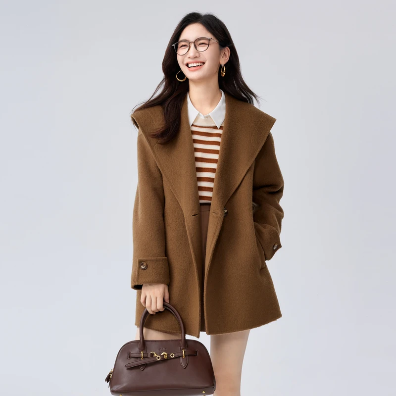 伊芙丽毛呢外套1FA972001W高级感