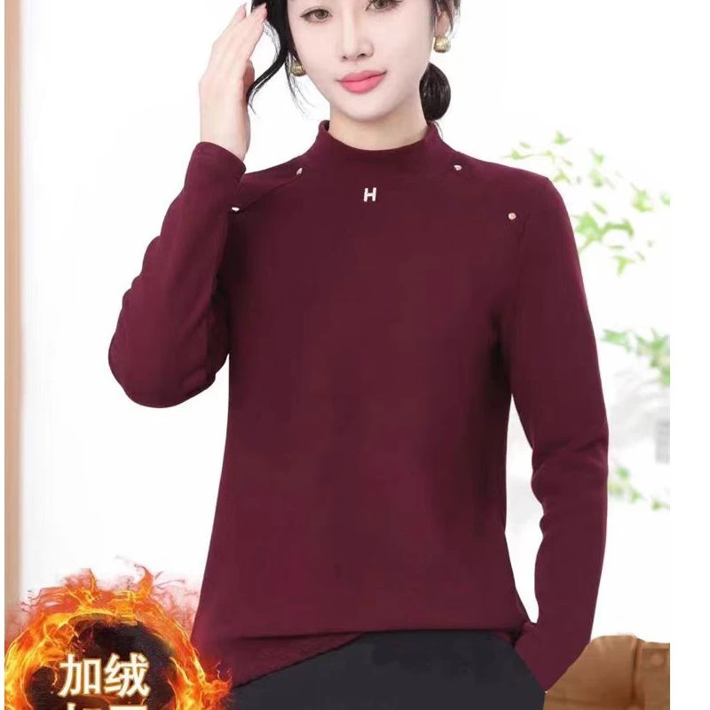 【贺筱姐】设计感时尚洋气百搭找底衫上衣S901款